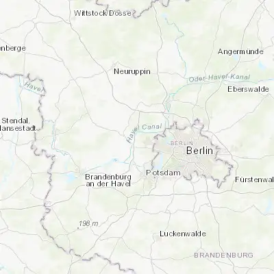Map showing location of Brieselang (52.583330, 13.000000)