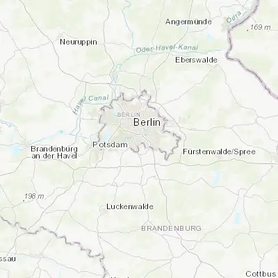 Map showing location of Britz (52.442930, 13.433880)