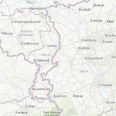 Map showing location of Brüggen (51.240530, 6.183760)