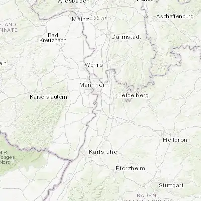 Map showing location of Brühl (49.397220, 8.533610)
