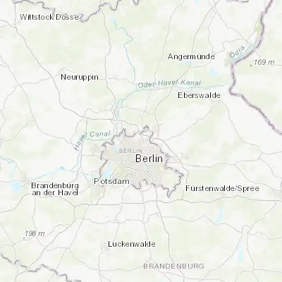 Map showing location of Französisch Buchholz (52.602420, 13.430190)