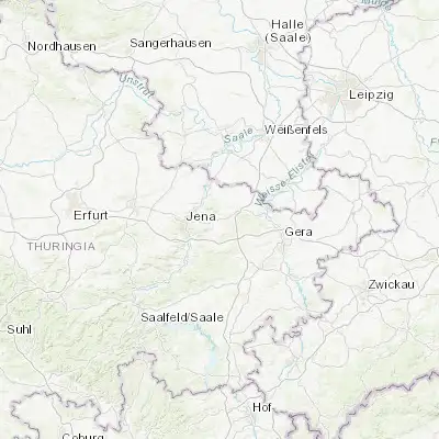 Map showing location of Bürgel (50.942170, 11.756350)