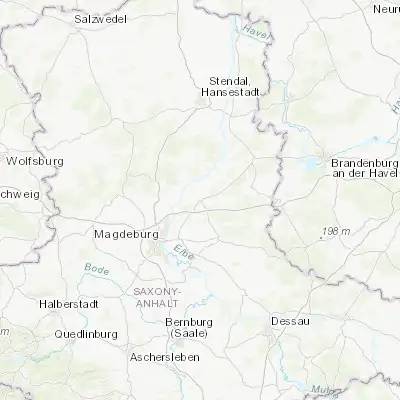 Map showing location of Burg bei Magdeburg (52.271520, 11.854930)