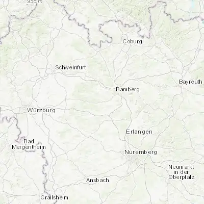 Map showing location of Burgebrach (49.828320, 10.743380)