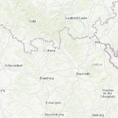 Map showing location of Burgkunstadt (50.140930, 11.252050)