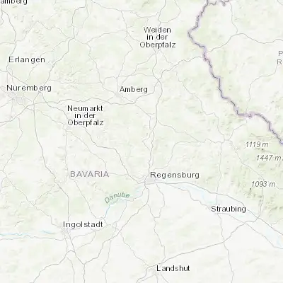 Map showing location of Burglengenfeld (49.203790, 12.044520)