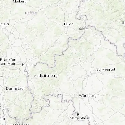 Map showing location of Burgsinn (50.149680, 9.651190)
