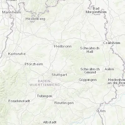 Map showing location of Burgstetten (48.928050, 9.372390)