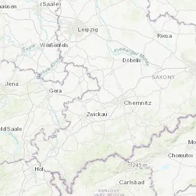 Map showing location of Callenberg (50.850000, 12.633330)