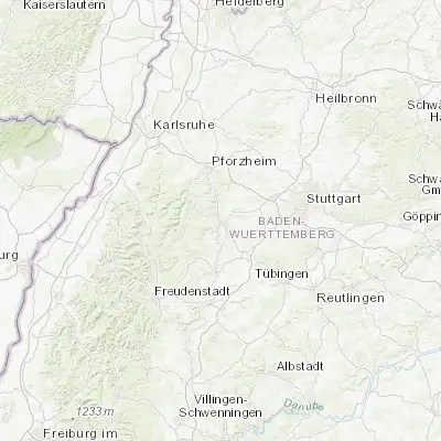 Map showing location of Calw (48.714190, 8.740310)