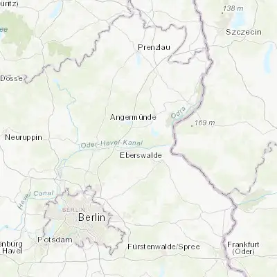 Map showing location of Chorin (52.901970, 13.871530)
