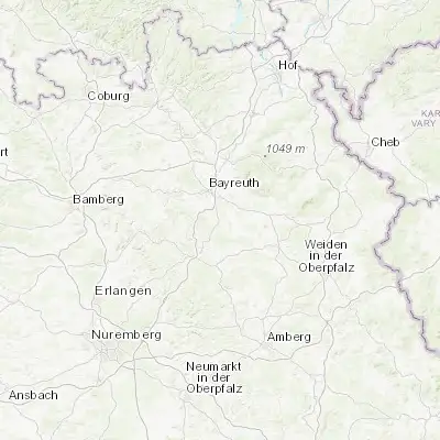 Map showing location of Creußen (49.844950, 11.626830)