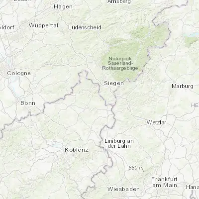 Map showing location of Daaden (50.733330, 7.966670)