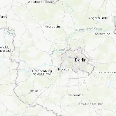 Map showing location of Dallgow-Döberitz (52.542690, 13.058370)