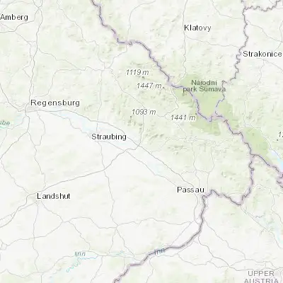 Map showing location of Deggendorf (48.840850, 12.960680)