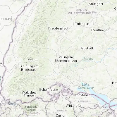Map showing location of Deißlingen (48.112300, 8.607360)