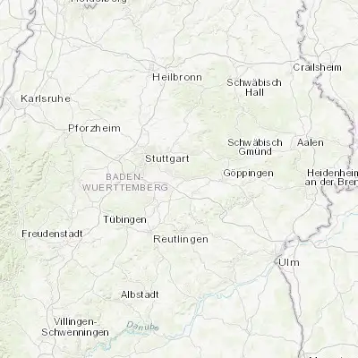 Map showing location of Deizisau (48.712200, 9.386100)