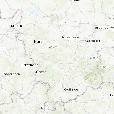 Map showing location of Delligsen (51.941200, 9.802720)
