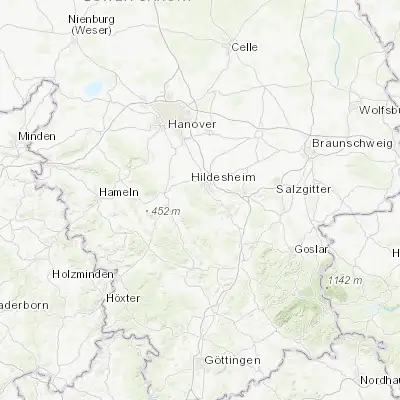 Map showing location of Diekholzen (52.096170, 9.919450)