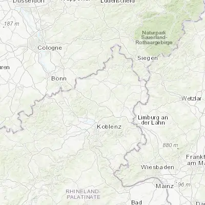 Map showing location of Dierdorf (50.546470, 7.652710)