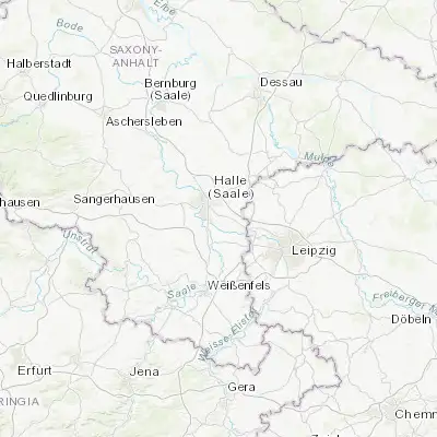 Map showing location of Dieskau (51.435530, 12.040350)