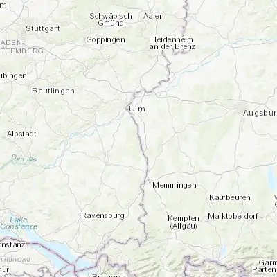 Map showing location of Dietenheim (48.210720, 10.071630)