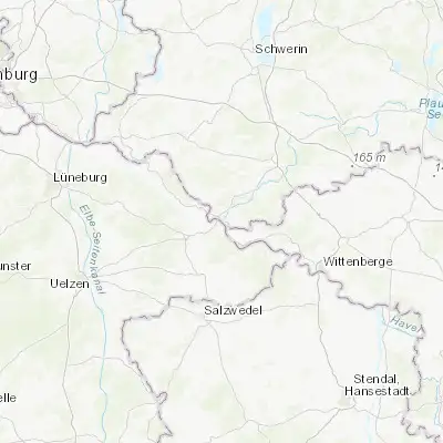 Map showing location of Dömitz (53.140800, 11.250170)