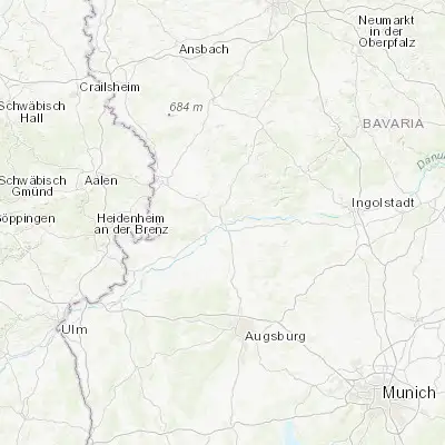 Map showing location of Donauwörth (48.718040, 10.779300)