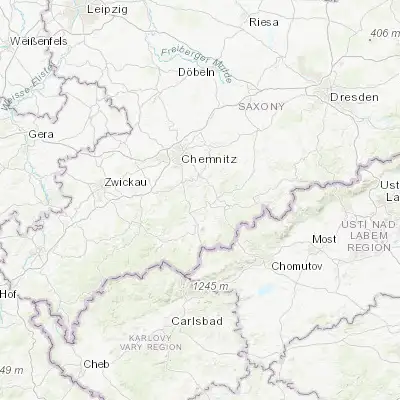 Map showing location of Drebach (50.675830, 13.016200)