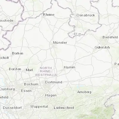 Map showing location of Drensteinfurt (51.795350, 7.738150)