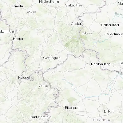 Map showing location of Duderstadt (51.513120, 10.259510)