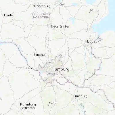 Map showing location of Duvenstedt (53.708060, 10.104440)