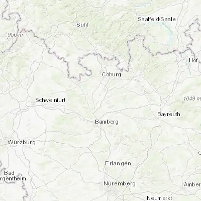 Map showing location of Ebensfeld (50.066400, 10.958350)