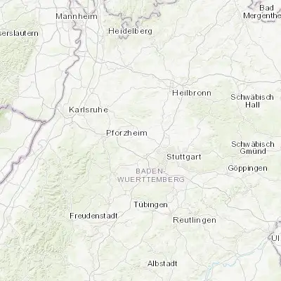Map showing location of Eberdingen (48.879420, 8.965020)