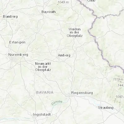 Map showing location of Ebermannsdorf (49.393750, 11.935820)