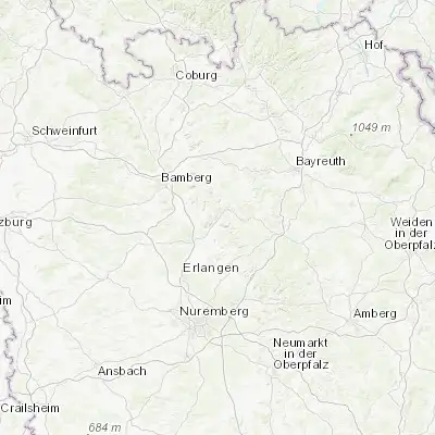 Map showing location of Ebermannstadt (49.781540, 11.181680)