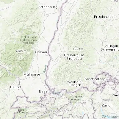 Map showing location of Ebringen (47.957800, 7.776520)