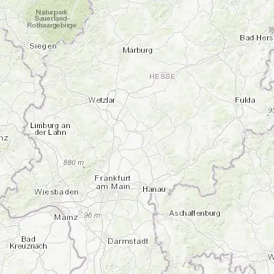 Map showing location of Echzell (50.388880, 8.886050)