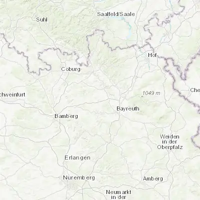 Map showing location of Eckersdorf (50.028740, 11.396110)