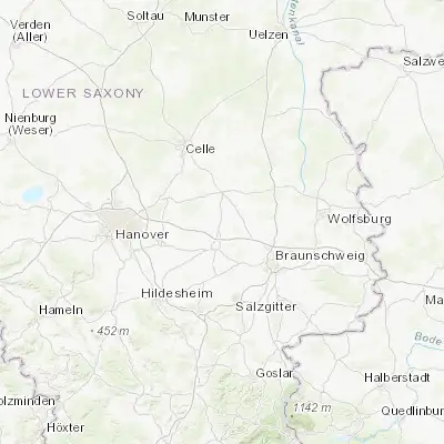 Map showing location of Edemissen (52.387020, 10.261400)