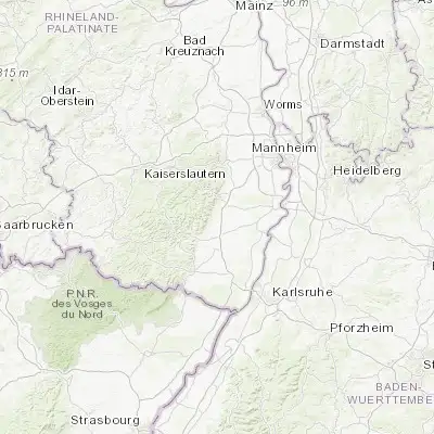 Map showing location of Edenkoben (49.283930, 8.127140)
