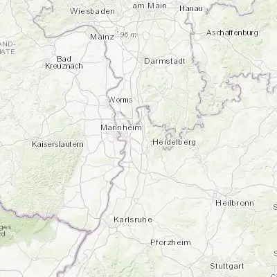 Map showing location of Edingen-Neckarhausen (49.457220, 8.606390)