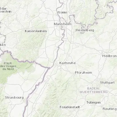 Map showing location of Eggenstein-Leopoldshafen (49.090060, 8.398790)