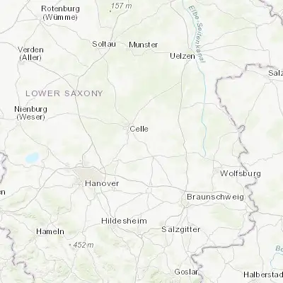 Map showing location of Eicklingen (52.550370, 10.184390)