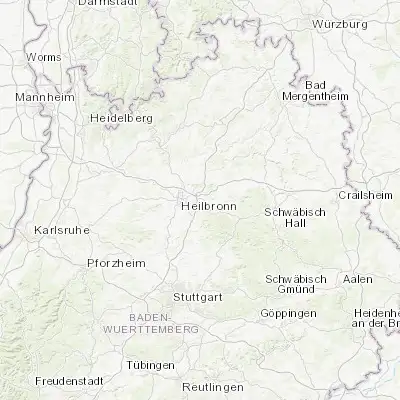 Map showing location of Ellhofen (49.146670, 9.321940)