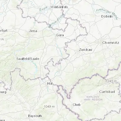 Map showing location of Elsterberg (50.608410, 12.167870)