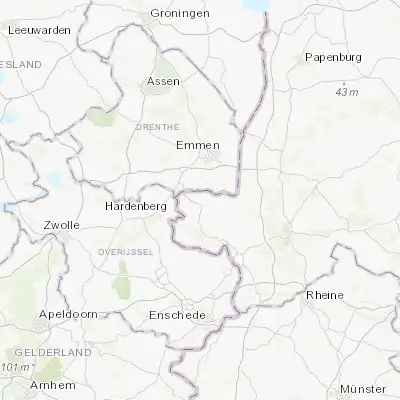 Map showing location of Emlichheim (52.616670, 6.850000)