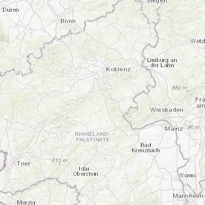 Map showing location of Emmelshausen (50.154840, 7.551850)