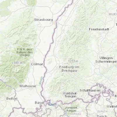 Map showing location of Emmendingen (48.120960, 7.853590)