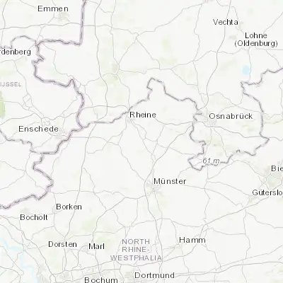 Map showing location of Emsdetten (52.173400, 7.527810)